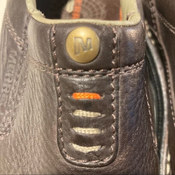 MERRELL Sz 9 (w) Sz 7 (m) World Legend Slip on Leather  Loafer Shoes Unisex - Picture 3 of 14